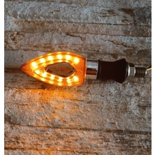 LED Üçgen Sinyal Nikel 4'lü Takım