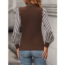 Grip&hug Kadın Uzun Kollu Balıkçı Yaka Bürümcük Bluz