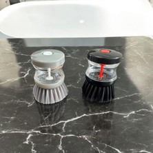 Deterjan Hazneli Bulaşık Yıkama Fırçası (2'li Set)