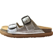 Beety 231.239-5 Hakiki Deri Ortopedik Tokalı Günlük Kadın Terlik