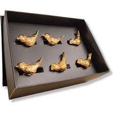 Ayybuu Peçete Halkası Gold Kuş Figürlü