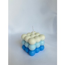 3 Renkli Bubble Soya Wax Mum