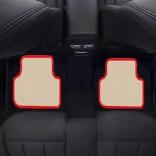 Bmw F 20 2011 - 2019  Bej Halı Kırmızı Kenar  Petek Topuk