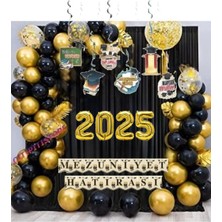 Düvenci Ticaret Mezuniyet Hatırası Seti 2025 Yılı Eğlenceli Parti Atmosferi İçin Tasarlandı