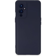 Newface  One Plus 9 Kılıf Nano Içi Kadife Silikon - Lacivert Zrnet