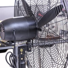 Sanayi Tipi 75 cm 210W Ayaklı Kumandalı Vantilatör Sessiz Geniş Alanlara Uygun Endüstriyel Güçlü Fan
