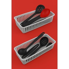 2'li Çekmece Içi Kaşıklık Sepet Organizer