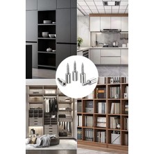 ® 30 Adet Dayanıklı Metal Raf Tutucu Raf Pimi
