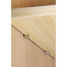 ® 30 Adet Dayanıklı Metal Raf Tutucu Raf Pimi