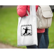 Akumastik Jujustu Kaisen Gojo Satoru Bez Çanta 35X40CM - Anime Çanta - Tote Bag -  Sevimli Çanta