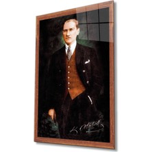 Shopping Haven Atatürk Cam Tablo 4 mm Dayanıklı Temperli Cam