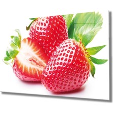 Shopping Haven Meyveler Cam Tablo 4mm Dayanıklı Temperli Cam