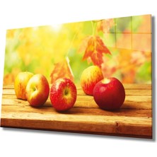 Shopping Haven Meyveler Cam Tablo 4mm Dayanıklı Temperli Cam