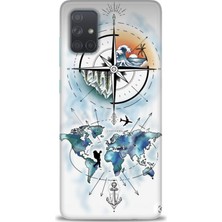 Kılıf Evreni Samsung Galaxy A51 Uyumlu A+ Plus Kılıf + SERAMİK KIRILMAZ EKRAN KORUYUCU 82