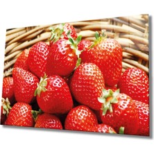 Shopping Haven Meyveler Cam Tablo 4mm Dayanıklı Temperli Cam