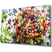 Shopping Haven Meyveler Cam Tablo 4mm Dayanıklı Temperli Cam