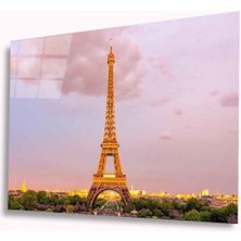 Shopping Haven Eyfel Kulesi Cam Tablo 4mm Dayanıklı Temperli Cam