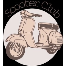 Scooter Club Sticker 10X10 Cmrenkli Sticker