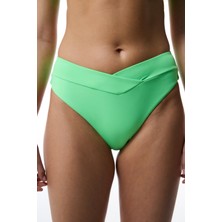 Yeşil V Kesimli Slip Bikini Altı