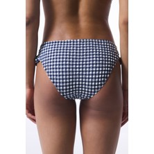 Texas Navy Pötikare Fırfırlı Slip Bikini Altı