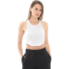 Under Armour Kadın Ua Rival Rib Tank Beyaz T-Shirt Şık Tasarım ve Nefes Alabilir Kumaş