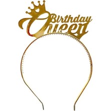 Birthday Queen Mika Taç - Doğum Günü Konsepti - Parti Malzemeleri