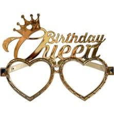Birthday Queen Mika Gözlük - Doğum Günü Konsepti - Parti Malzemeleri