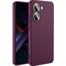 Poco X7 Pro Kılıf Vrdr Mara Lansman Kapak - Koyu Mor