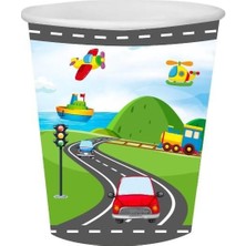 Dodomar Bardak taşıtlar temalı 8 li