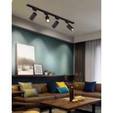 Mylights Alimünyum gövde monafaze ray spot led tavan avize heryöne hareketli metal başlık tasarruflu led ampul ile sevk(günışığı veya tercihen beyaz ampul) 