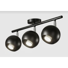 Mylights Modern Spot  50 cm Kasalı Metal Gövde C Ampullu Gun Isigi Ampullu