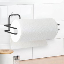 Hobibahçem® Kendiliğinden Yapışkanlı Krom Paslanmaz Metal Havlu Kağıtlık Aparatı