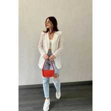 Güpürlü Blazer Yazlık Ceket