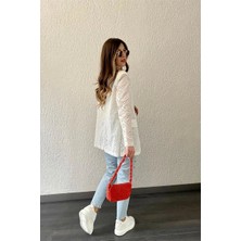 Güpürlü Blazer Yazlık Ceket