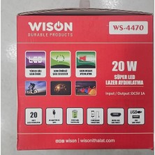 Wıson WS-4470 Çok Fonksiyonlu Profesyonel LED Arama Işığı