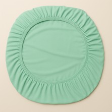 Pamuk Lastikli Çarşaf Tek Kişilik Fitted Çarşaf Takımı 100 x 200 cm , 1 Adet Yastık Kılıfı, Mint Yeşili