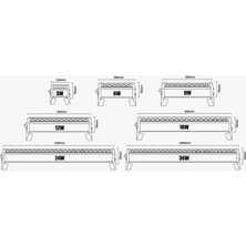 LED Wallwasher Su Geçirmez Duvar Boyama