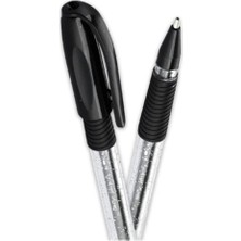 Pensan Glitter Simli Jel Kalem Siyah - 3 Adet