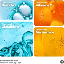 Glisseo Nemlendirici+ Bakuchiol, Glutathione ve Vitamin C Katkılı Derin Nemlendirme, Elastikiyet ve Canlandırıcı Etkili Özel Yüz Bakım Sabunu 100GR