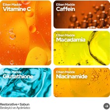 Glisseo Restorative+ Kafein, Vitamin C ve Glutathione Katkılı Onarıcı, Besleyici ve Ton Eşitleyici Etkili -  Özel Yüz Bakım Sabunu 100GR