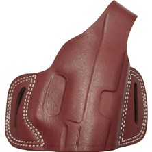 Aresoutdoors Sarsılmaz Sar9 Mete Uyumlu Gerçek Deri Yarım Kelebek Dış Taşıma Kahverengi Silah Kılıfı