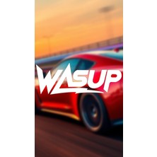 Wasup 20X7,5 Jdm Yazı Araba-Motosiklet Cam Etiket Sticker Beyaz Renk