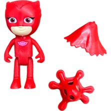 Baykuş Kız Pjmasks Pj Maskeliler Aksesuarlı Karakter Tekli Figür Set 8 cm