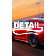 Detail 20X9 Jdm Yazı Araba-Motosiklet Cam Etiket Sticker Beyaz Renk