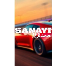 Sanayi Online 20X6 Jdm Yazı Araba-Motosiklet Cam Etiket Sticker Beyaz Renk