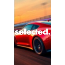 Selected 20X3,5 Jdm Yazı Araba-Motosiklet Cam Etiket Sticker Beyaz Renk
