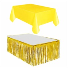 Sarı Masa Örtüsü, Gold Masa Eteği
