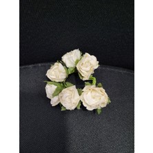 8 x 4 cm  Taç Yapay Gül Çiçek 1 Adet