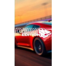 Dert Edition Car 20X5,5 Jdm Yazı Araba-Motosiklet Cam Etiket Sticker Beyaz Renk