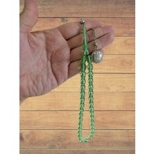 Anemore Collection TOZ KEHRİBAR TESBİH YEŞİL RENK KAPSÜL KESİM HEDİYE T-830